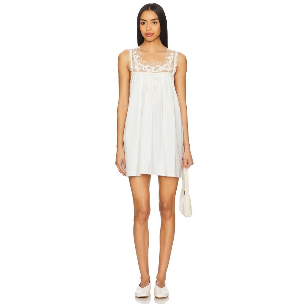 Tularosa Peyton Mini Dress In White S